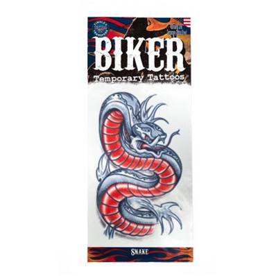 Tatouage biker snake TINSLEY