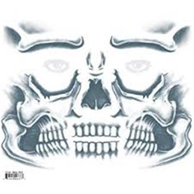 Tatouage kit face skull N°411 TINSLEY