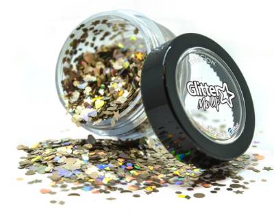 Paillettes chunky holographique golden girl PAINTGLOW